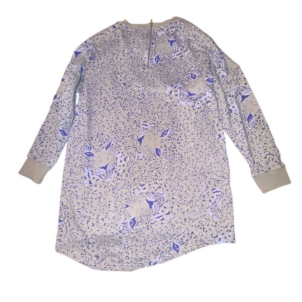 H&M Gray and Purple Graphic Sweater Dress - Picture 6 of 6